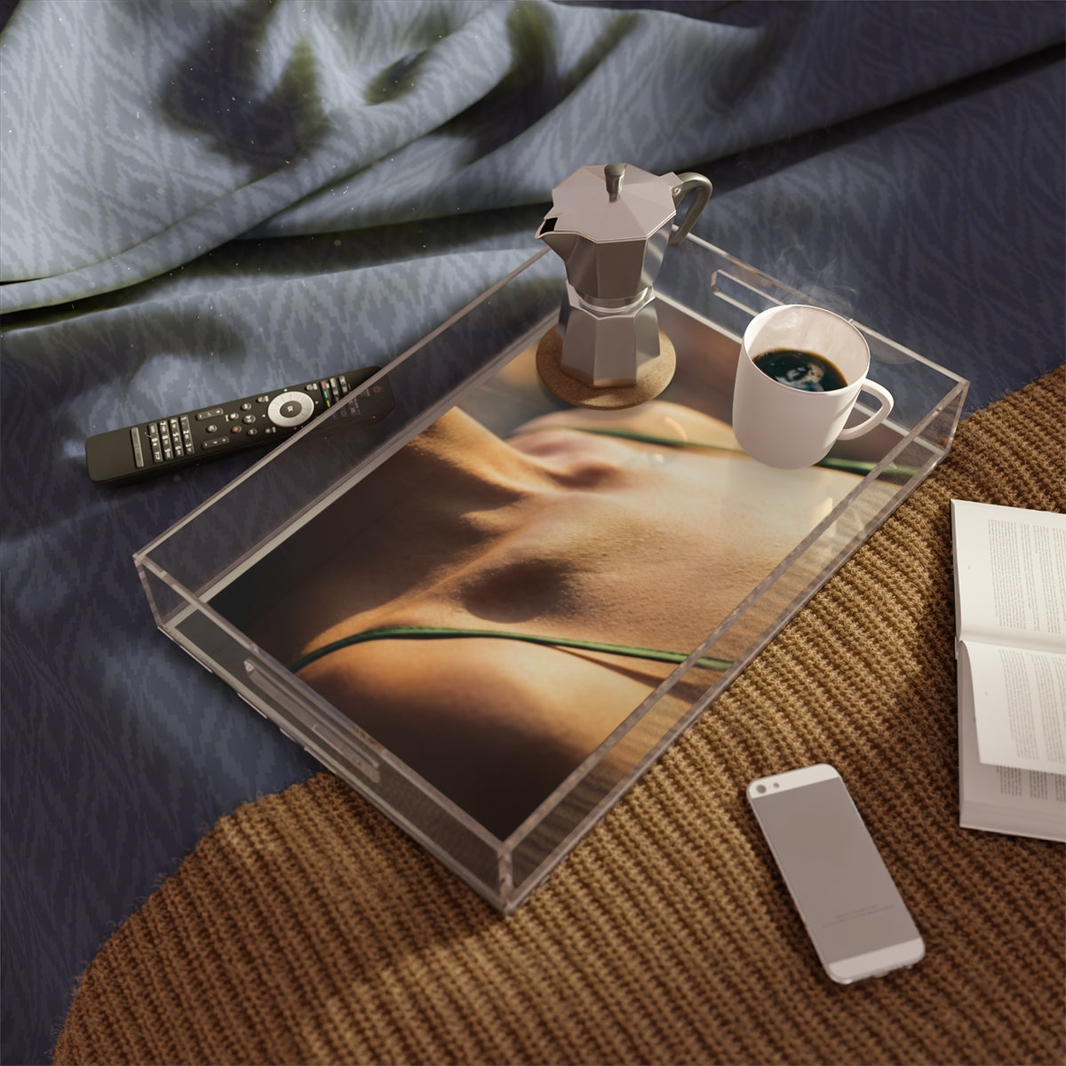 Acrylic Serving Tray - Sunlit Hostess Detail
