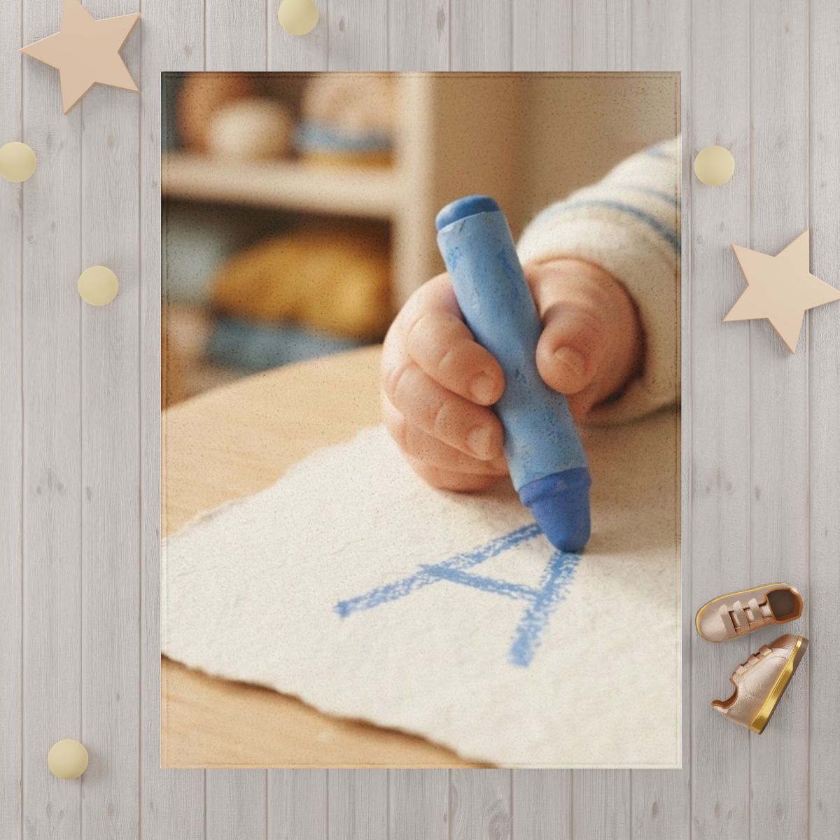 Toddler Blanket - Dreamland Alphabet Nap | Echovira Gallery