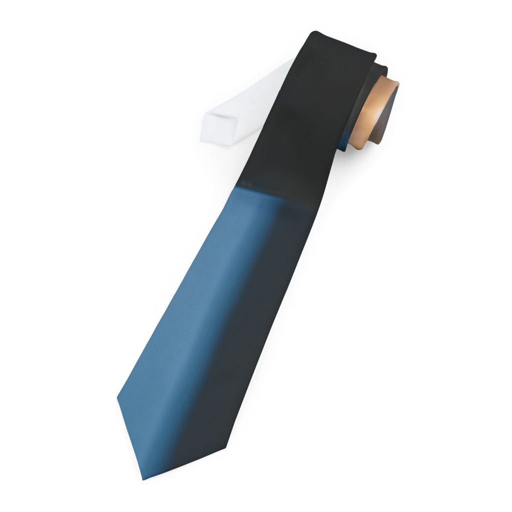 Midnight Reflections Necktie - Cinematic Silk Accent |...