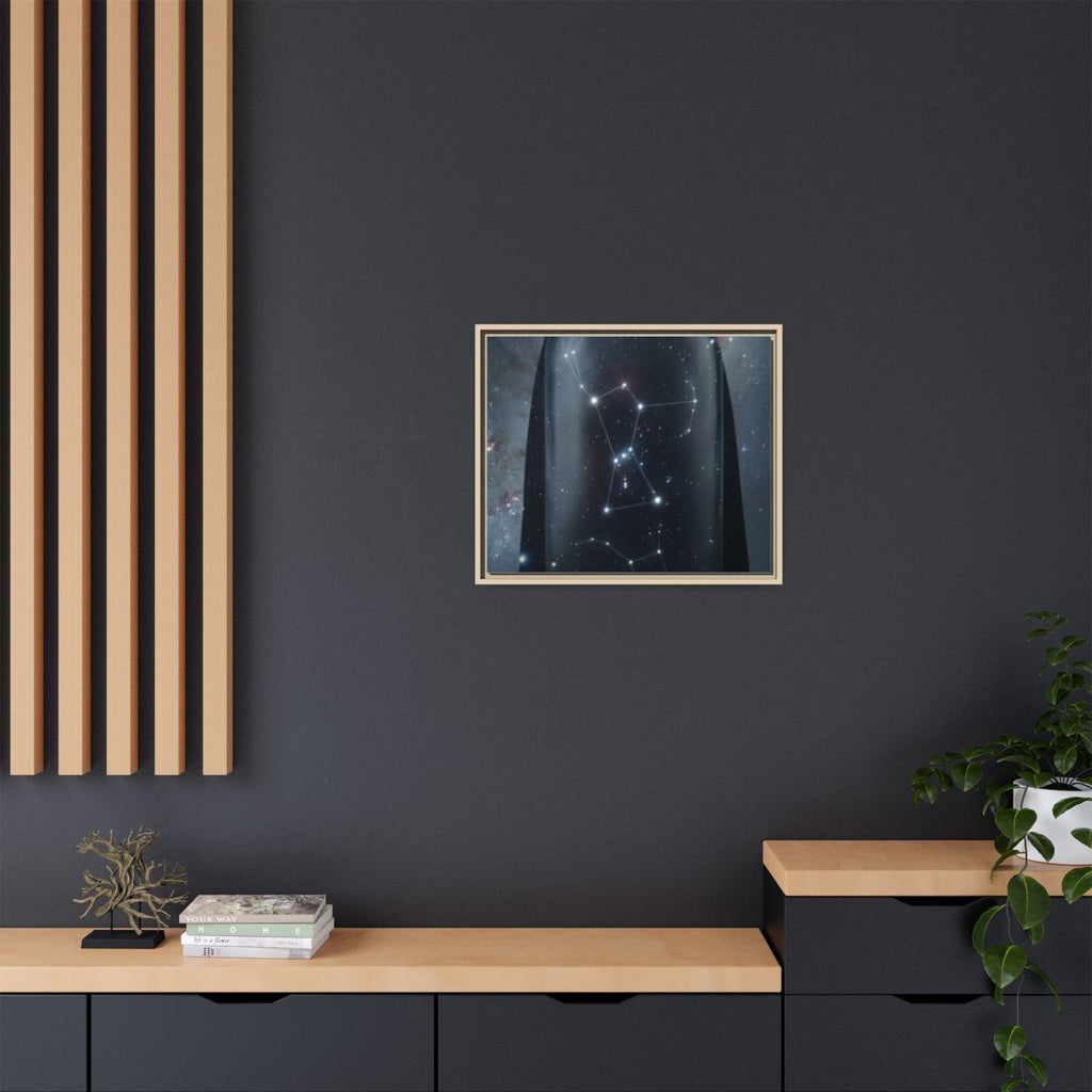 Framed Matte Canvas - Cosmic Sentinel — Natural / 1.25"... |...