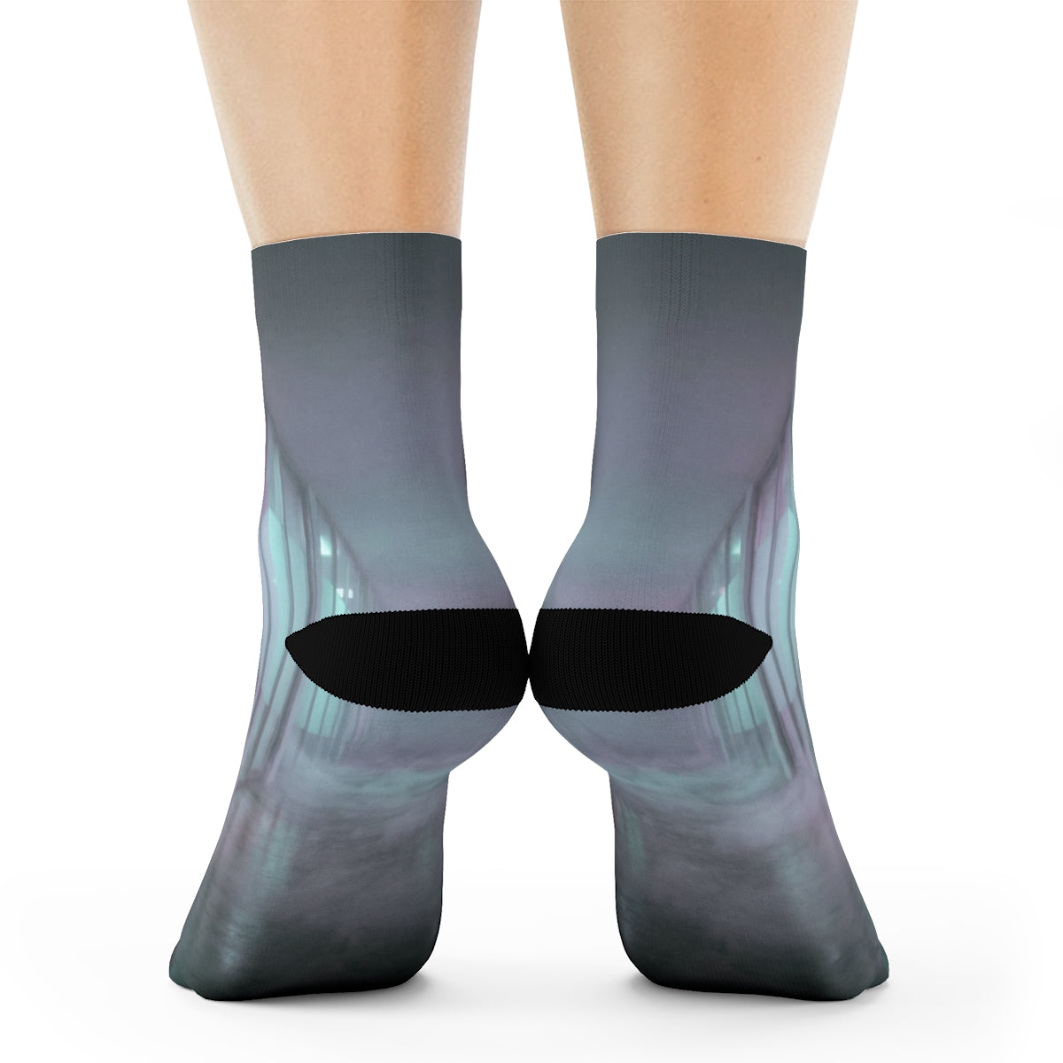 Crew Socks - Liminal Corridor Fog Art Print | Echovira...