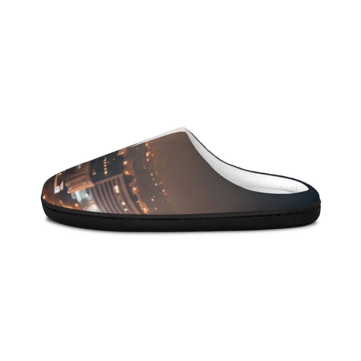 Men's Indoor Slippers - Midnight City Lights | Echovira...