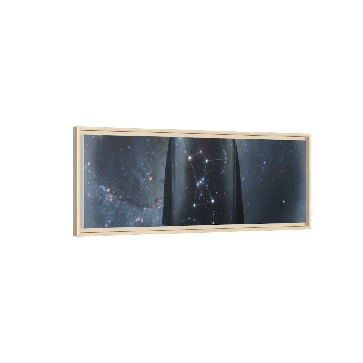 Framed Matte Canvas - Cosmic Sentinel — Natural / 1.25" (10×8, 12×9, 14×11, 16×12, 20×10, 18×12, 20×16, 24×16, 24×18, 36×12, 24×20, 32×16, 30×20, 30×24, 32×24, 48×16, 36×24, 48×24, 40×30, 60×20, 48×32, 60×30 & 60×40)