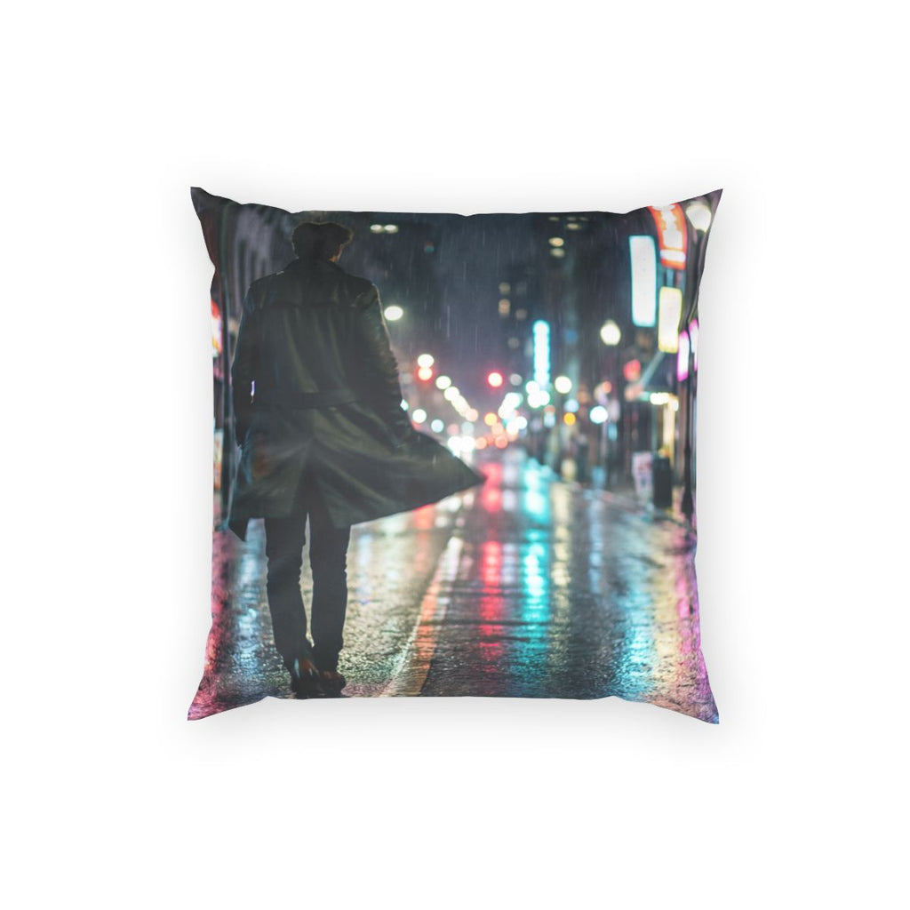 Poly Velvet Pillow - Midnight Stroll Mood | Echovira Gallery