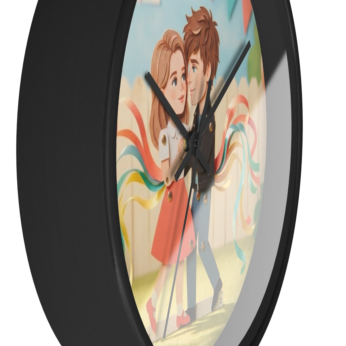 Wall Clock - Carnival Whimsical Hour | Echovira Gallery