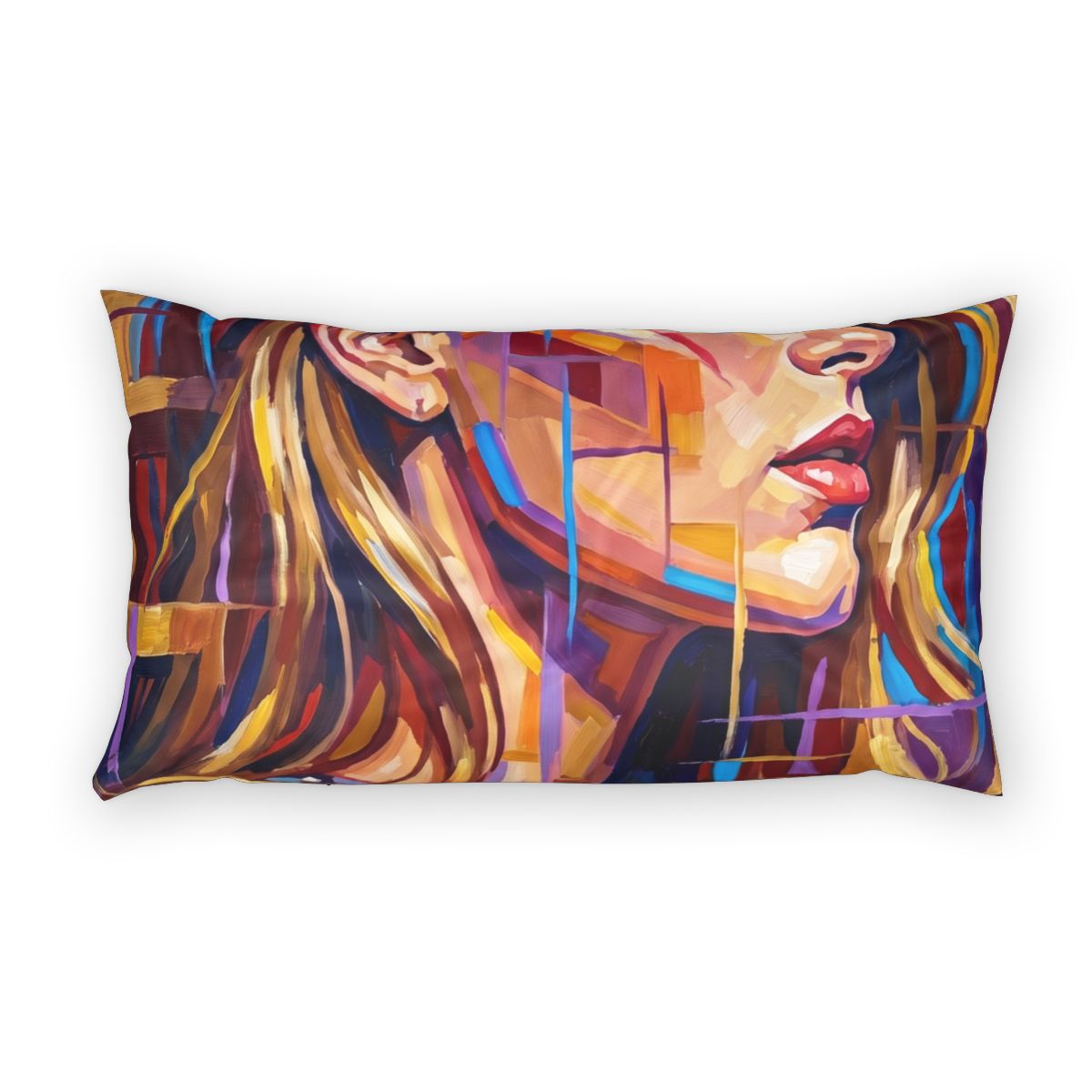 Cotton Pillow Sham - Shattered Elegance | Echovira Gallery