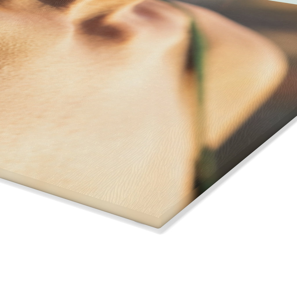 Golden Hour Glass Cutting Board - Emerald Art | Echovira...