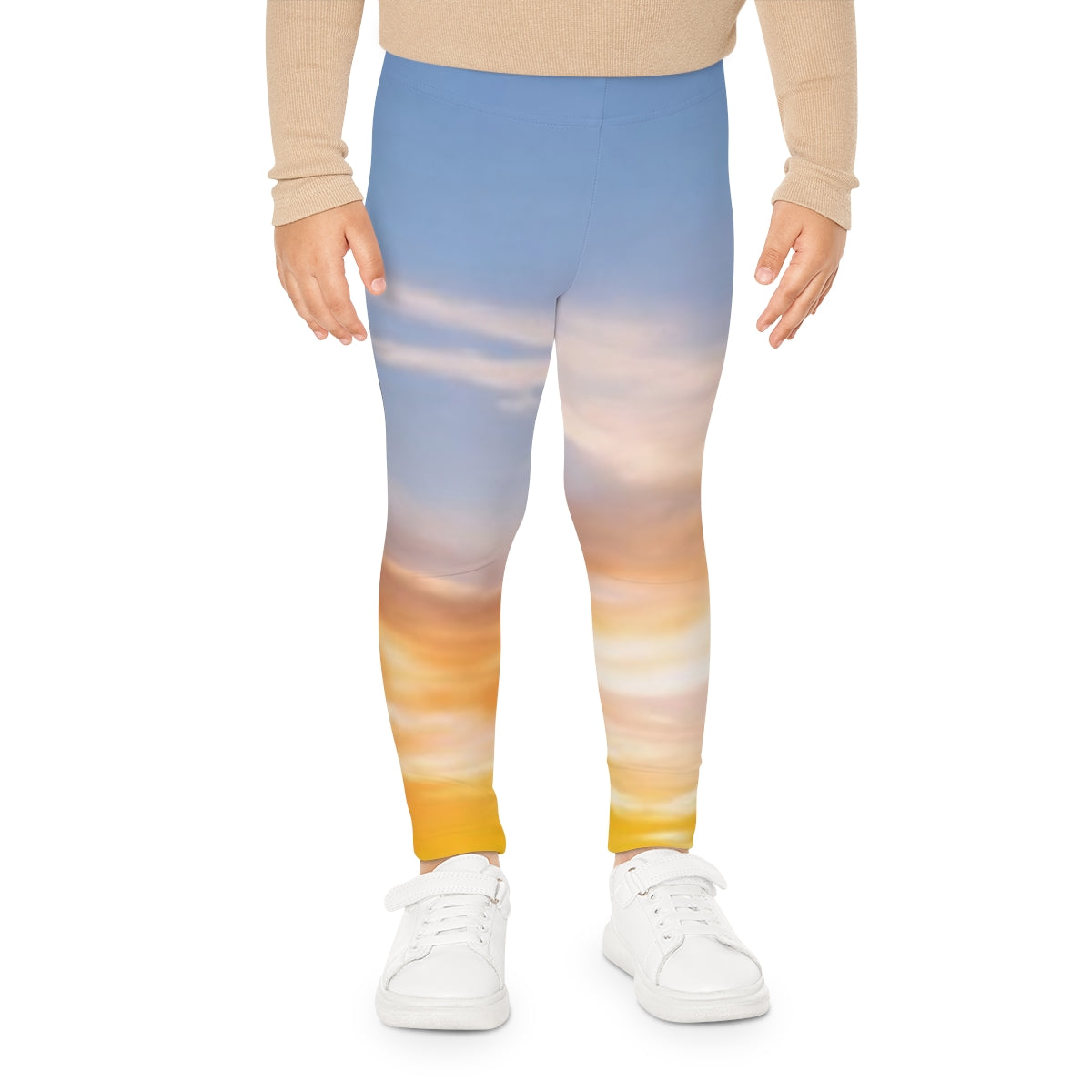 Kids Leggings - Sunset Mountain Trail | Echovira Gallery
