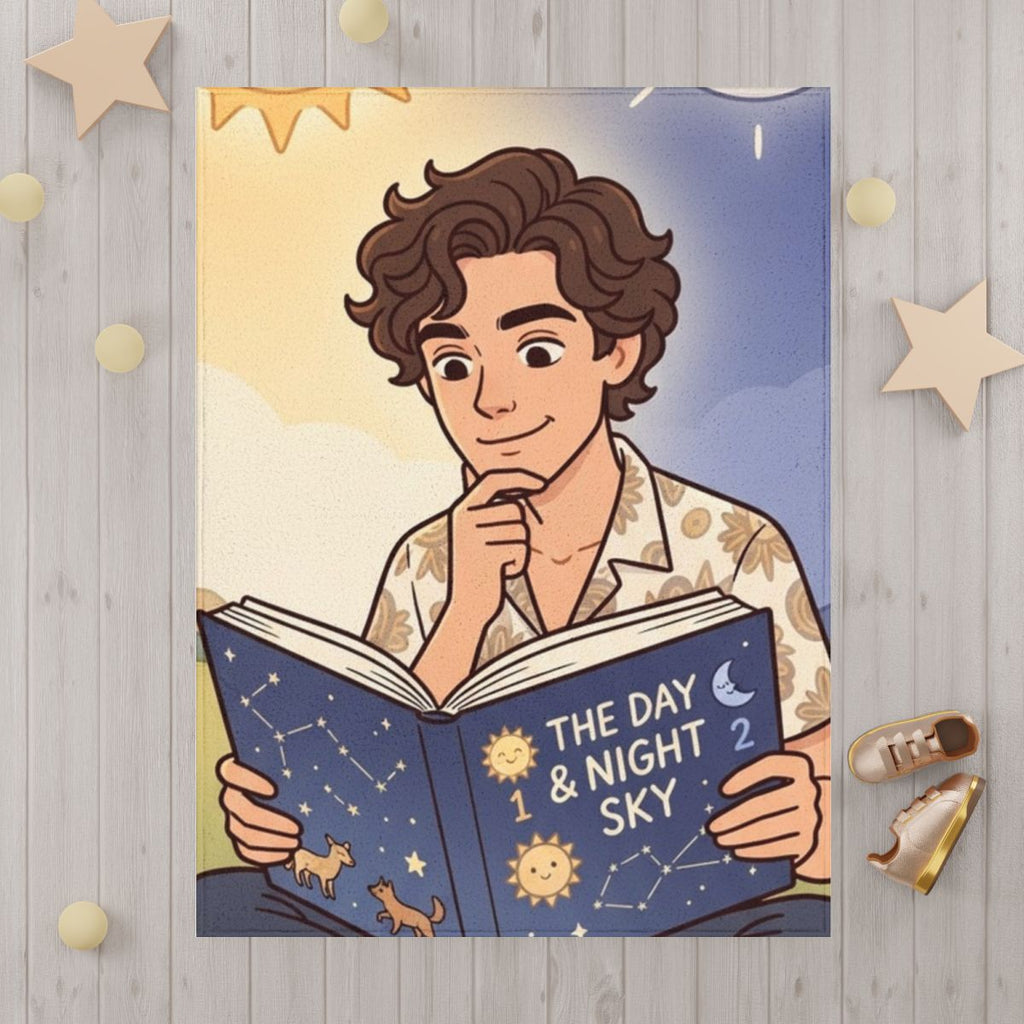 Toddler Blanket - Celestial Stargazer | Echovira Gallery