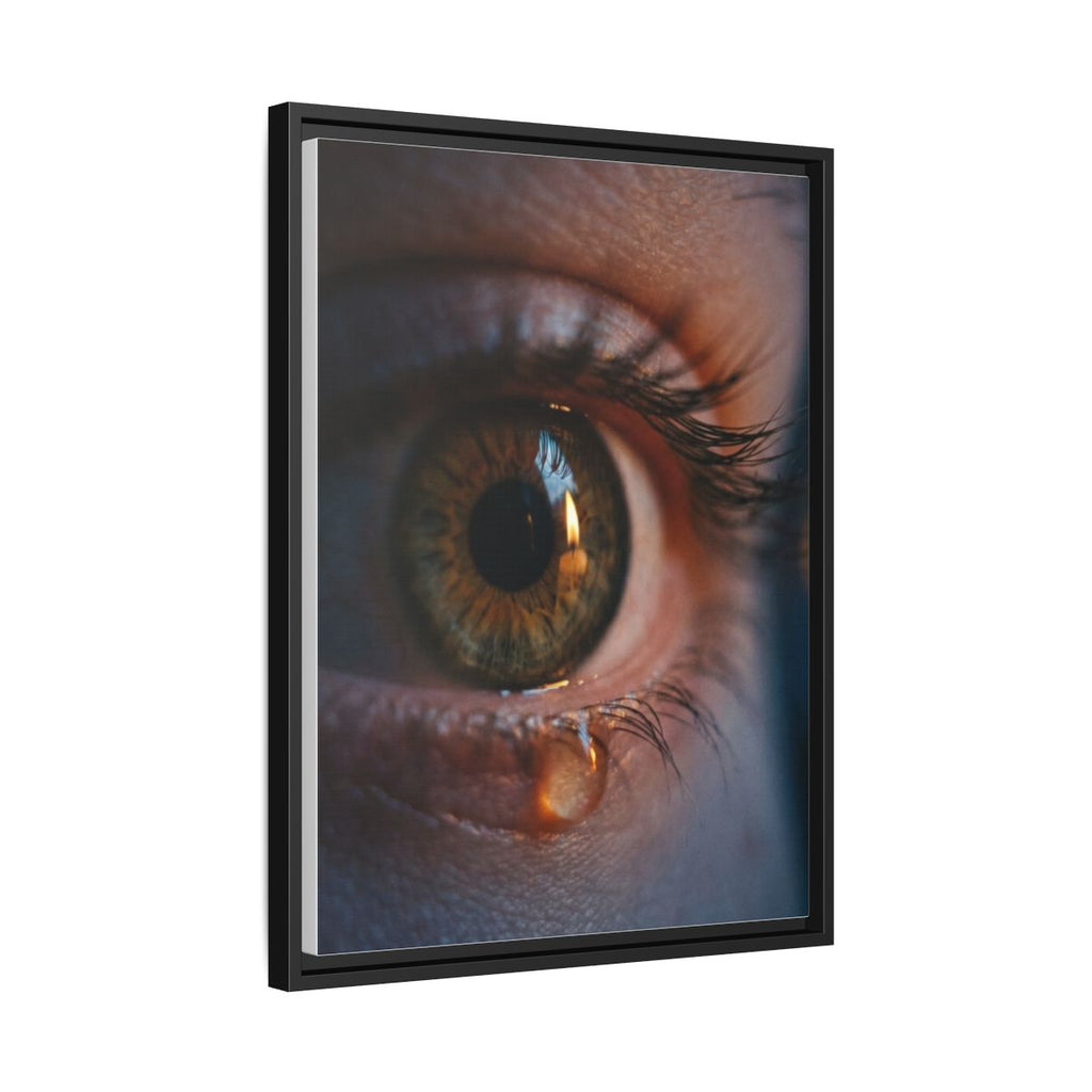 Framed Matte Canvas - Mystic Eye — Black / 1.25"