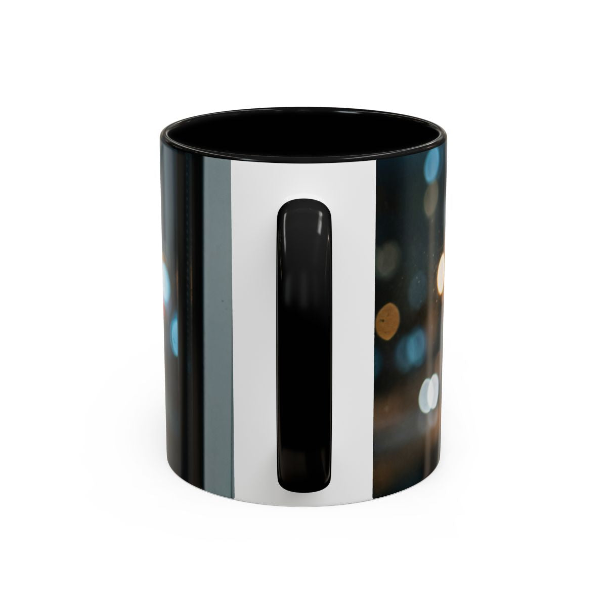 Rainy City Window Accent Coffee Mug