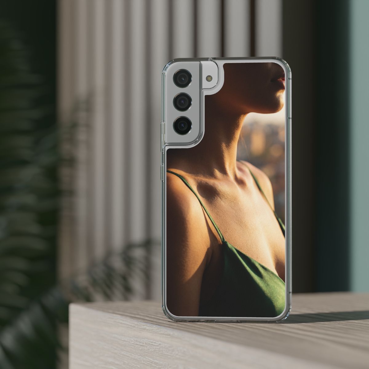 Clear Impact-Resistant Cases - Clear Phone Case - Golden......