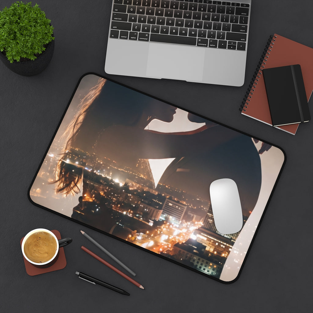 Desk Mat - Metropolitan Lovers Midnight | Echovira Gallery