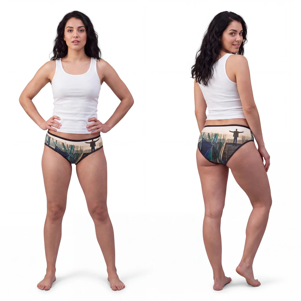 Women's Briefs - City Horizon Sunset | Echovira Gallery