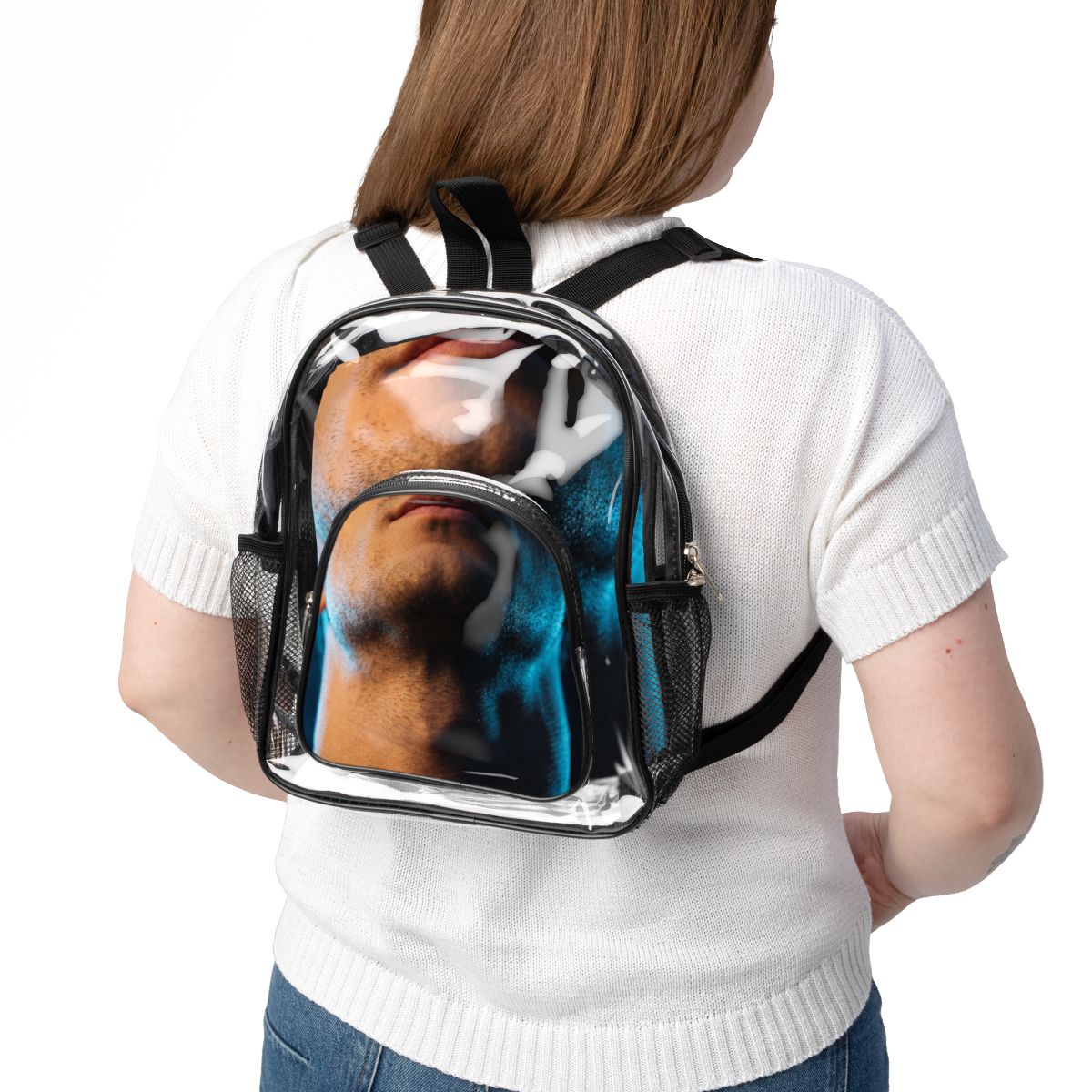 Clear Stadium Backpack - Neon Entry