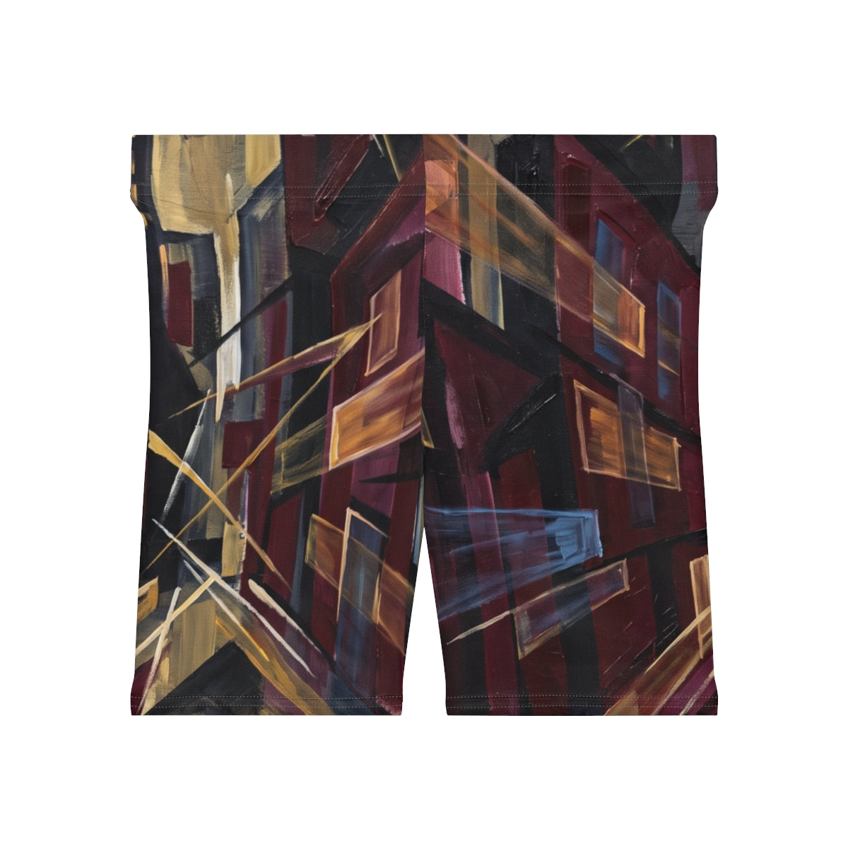 Women's Biker Shorts - Urban Horizon | Echovira Gallery