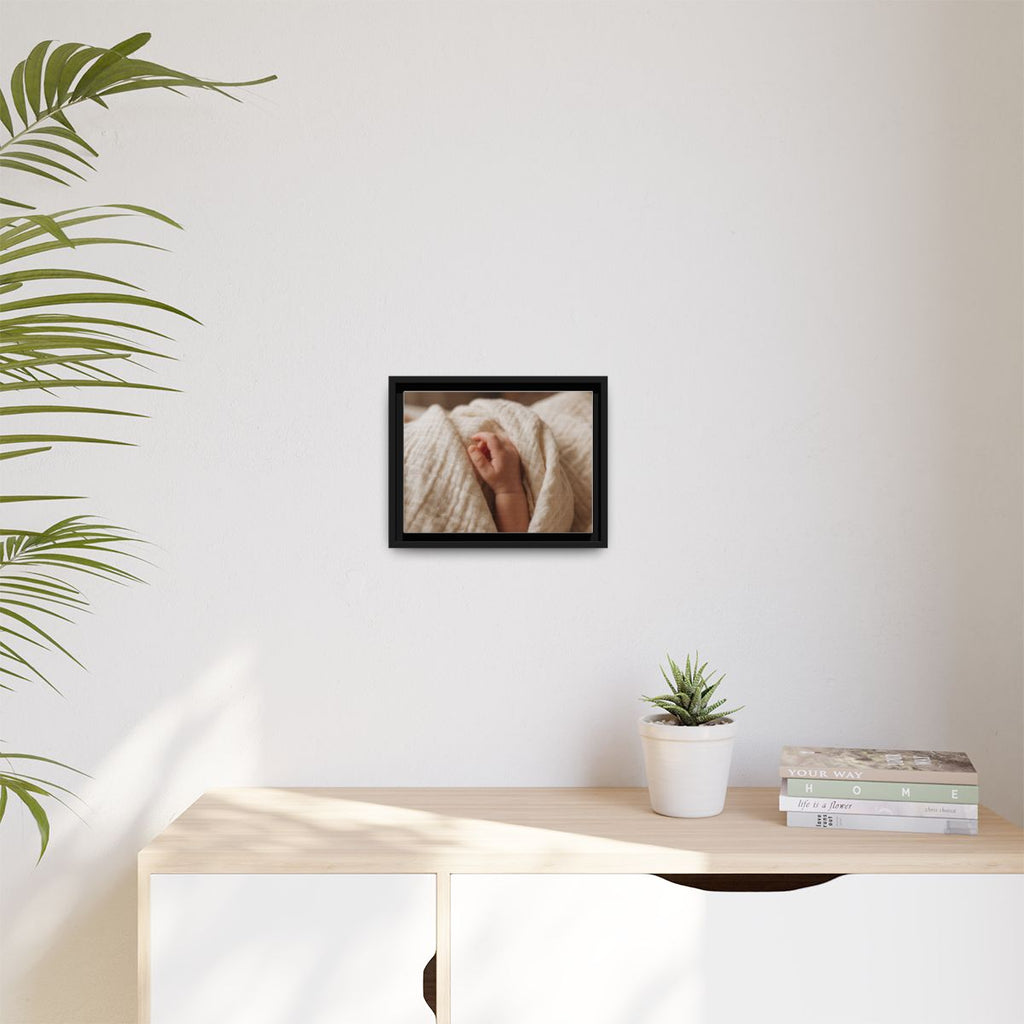 Framed Canvas - Minimalist Decor — Black / 1.25"
