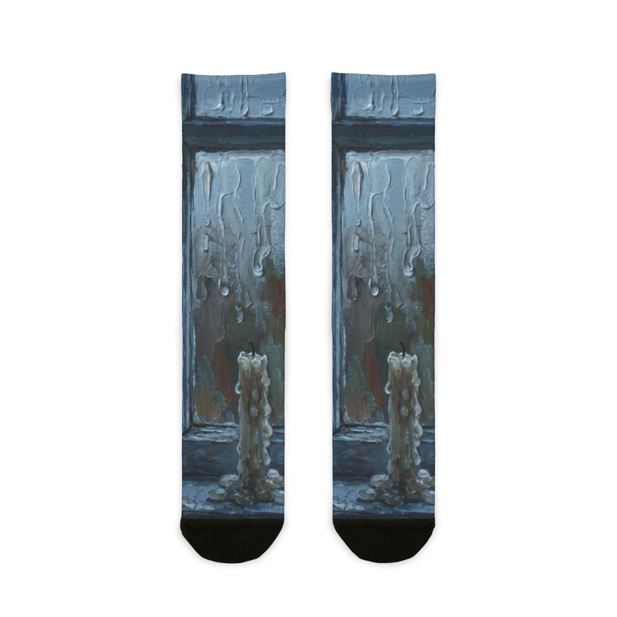 Sublimation Crew Socks - Candlelight Mood | Echovira Gallery