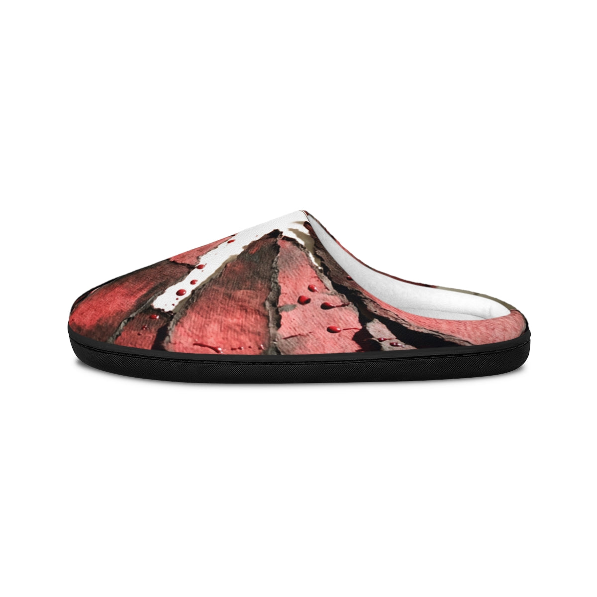 Crimson Abstract Women's Indoor Slippers