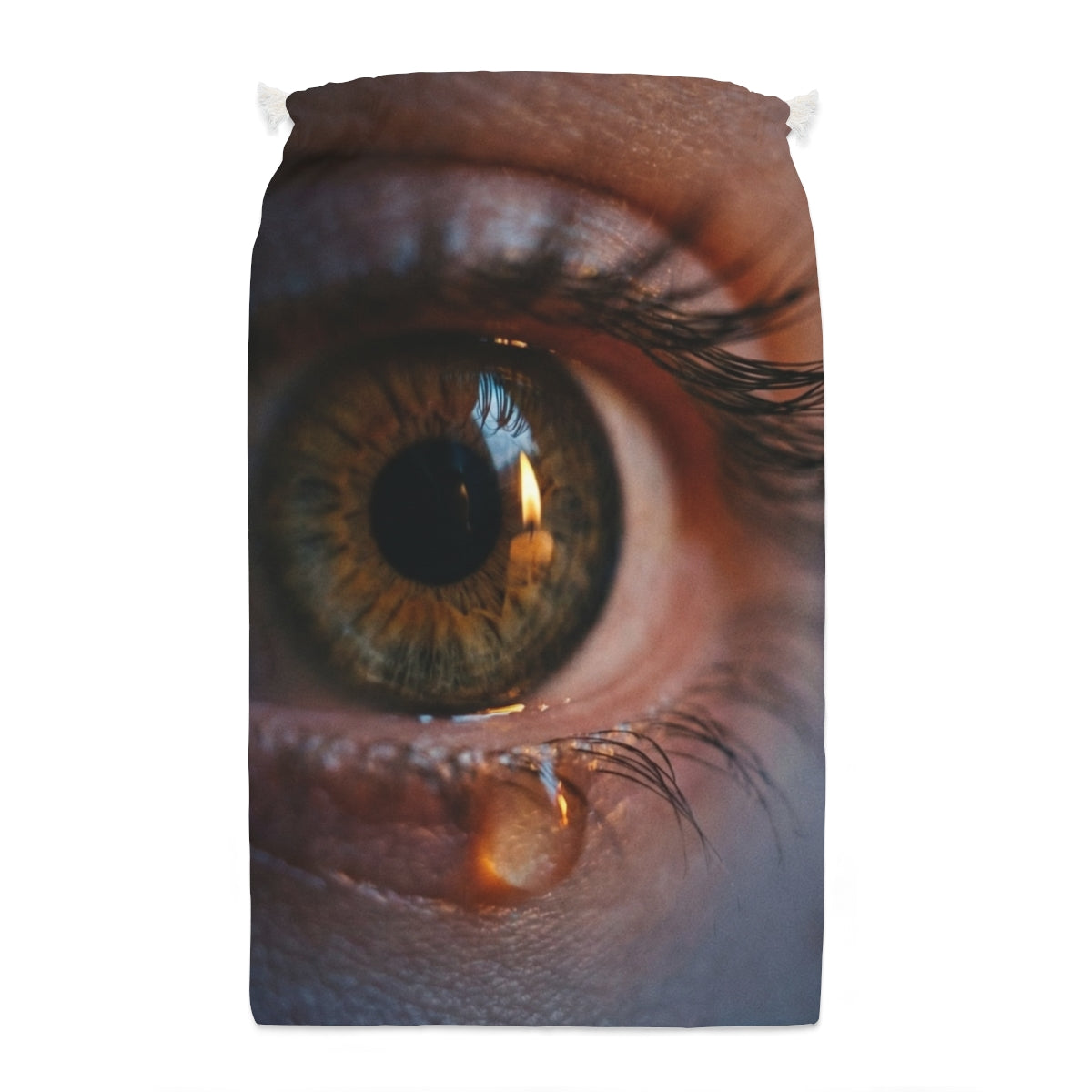 Sack - Amber Iris Reflection Fine Art Print | Echovira...