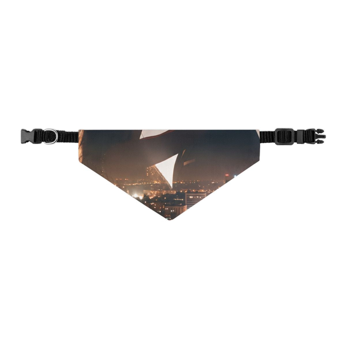 Pet Bandana Collar - City Twilight Lights | Echovira Gallery