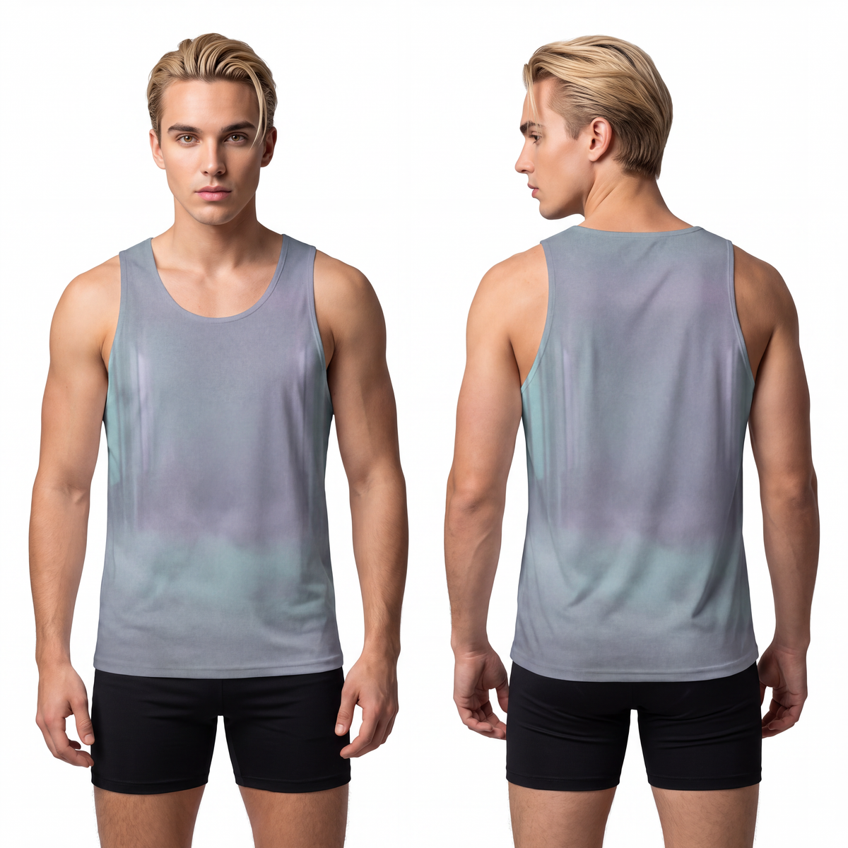Men's Tank Top - Liminal Fog Office | Echovira Gallery