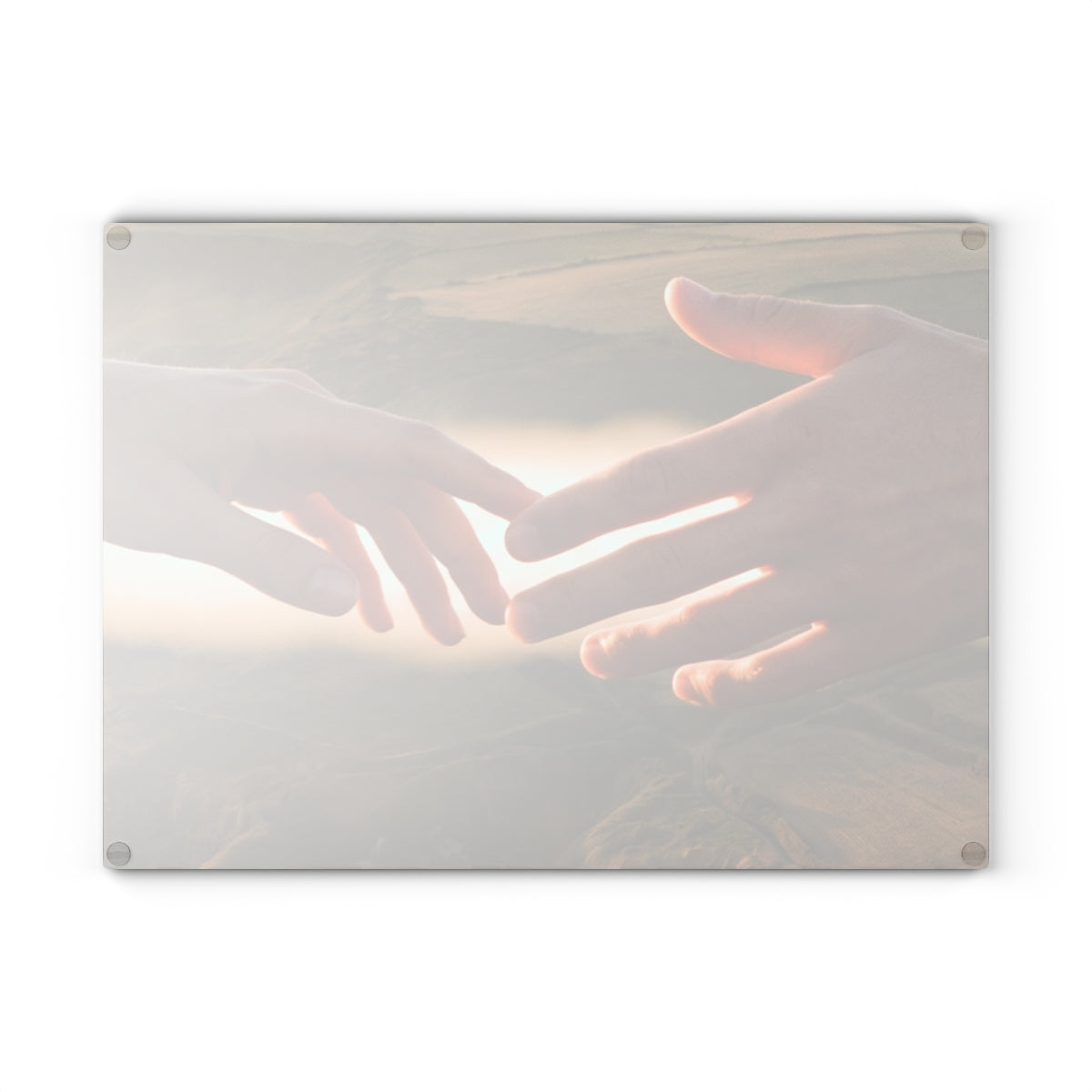 Glass Cutting Board - The Infinite Touch | Ethereal Coastal...