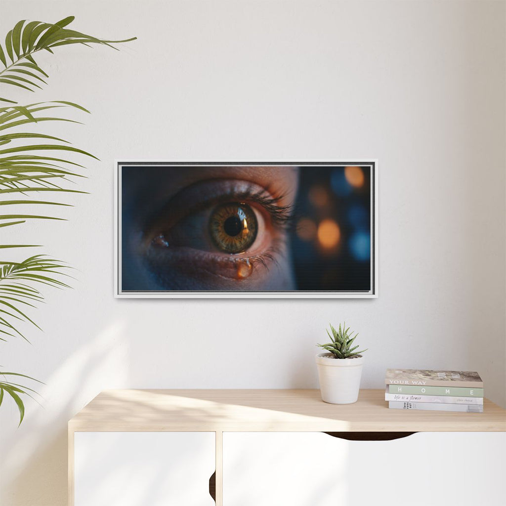 Framed Matte Canvas - Mystic Eye — White / 1.25"