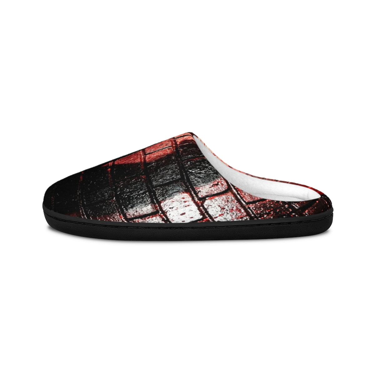 Women's Indoor Slippers - Crimson Shadows | Echovira Gallery