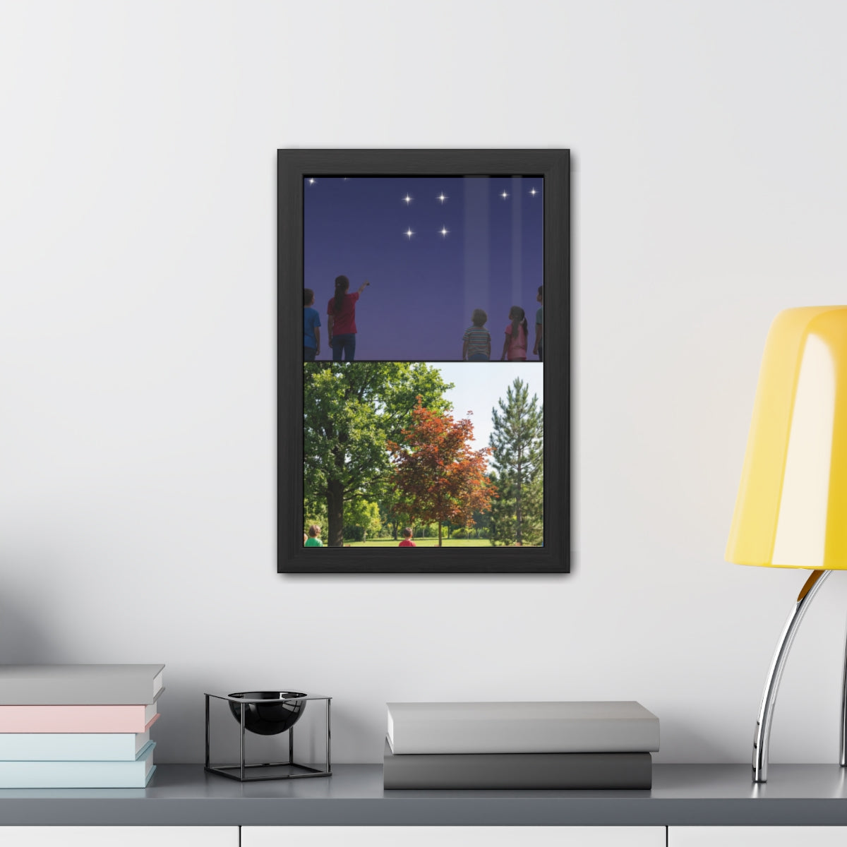 Framed Posters - Stardust & Forest Discovery — Portrait... |...