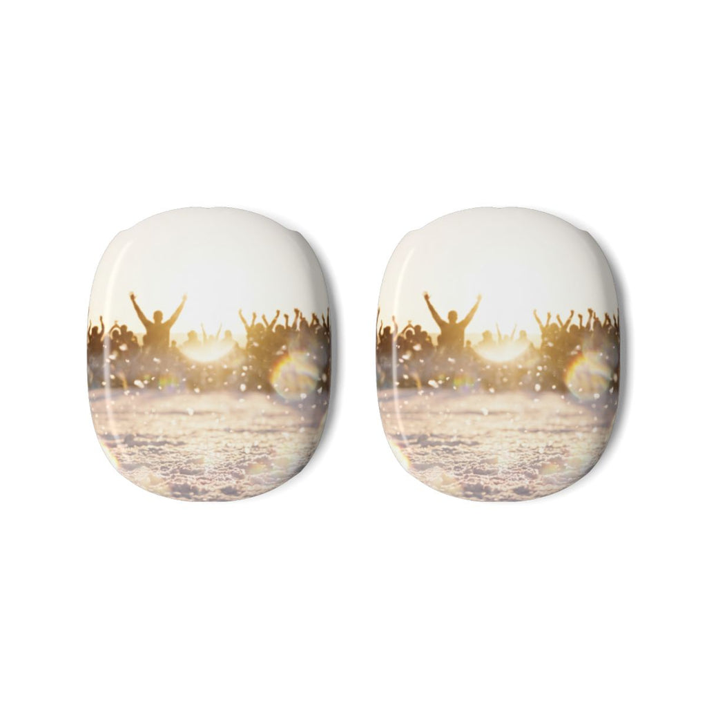 AirPod Max Cases with Golden Crowd Art