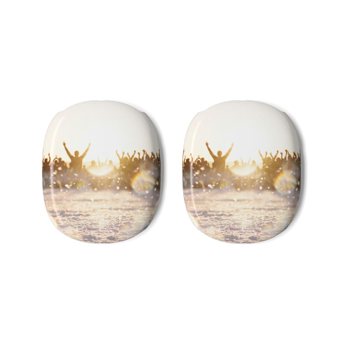 AirPod Max Cases with Golden Crowd Art