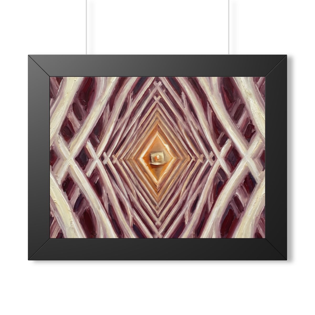 Framed Horizontal Poster - Infinite Arch — Black (14×11... |...