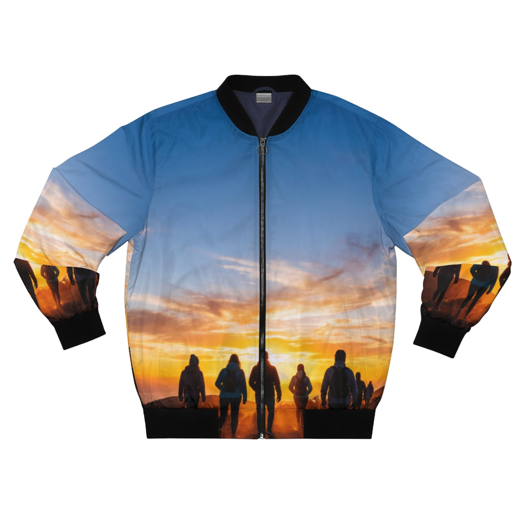 Men's Bomber Jacket - Dawn Trail Journey