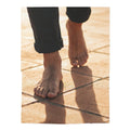 Couverture d'emmaillotage bébé Pieds nus terre cuite