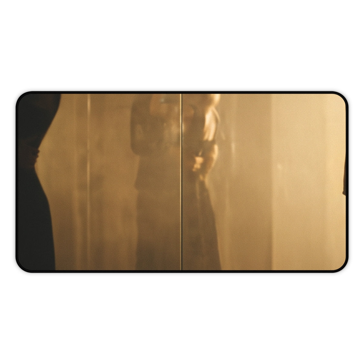 Desk Mat - Amber Reflections Cinematic Lovers Wall Art |...