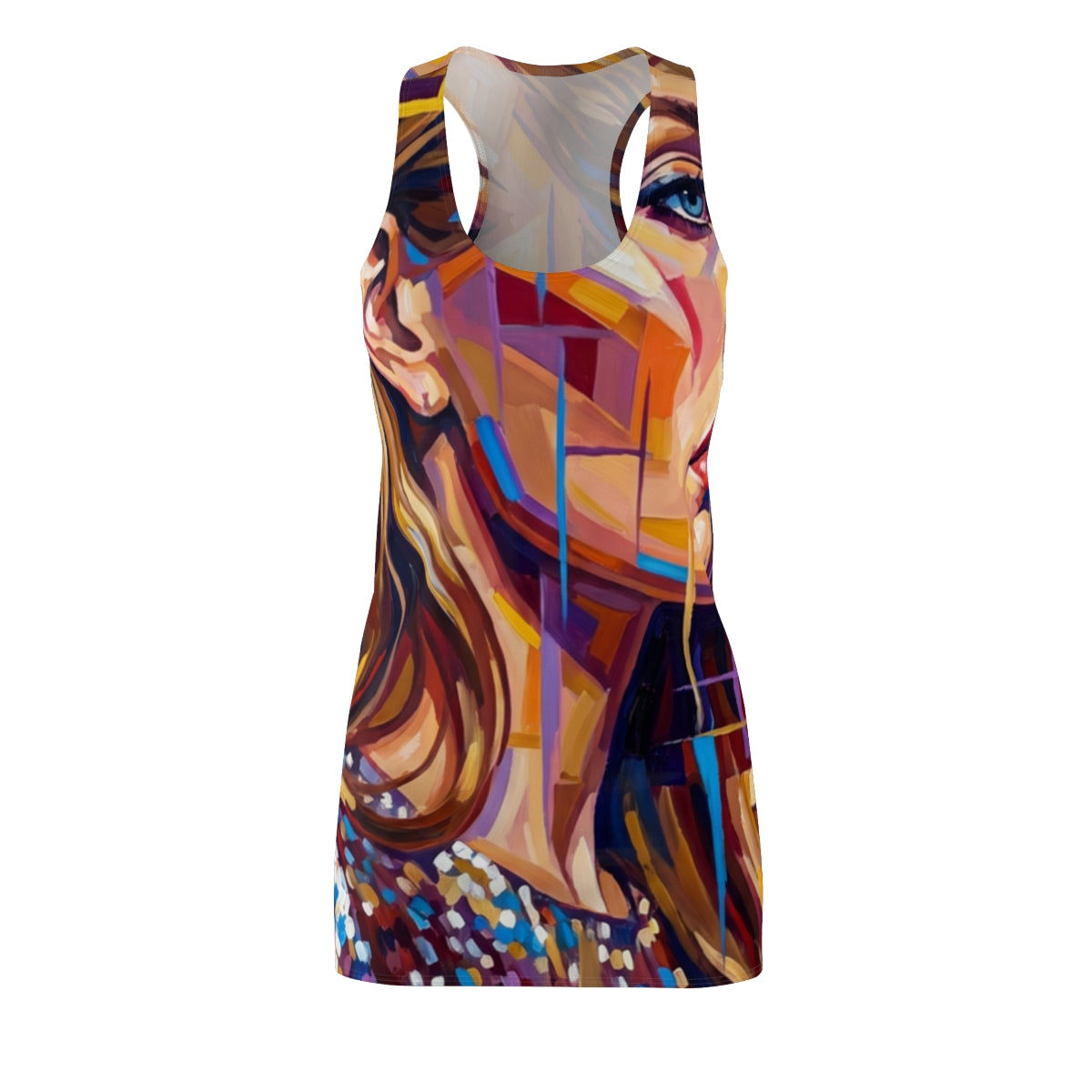 Women's Racerback Dress - Shattered Elegance | Echovira...