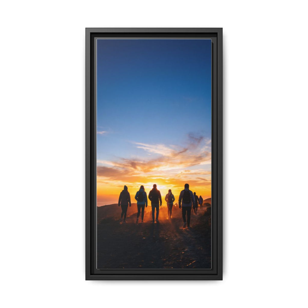 Matte Canvas, Framed - Epic Dawn Trek