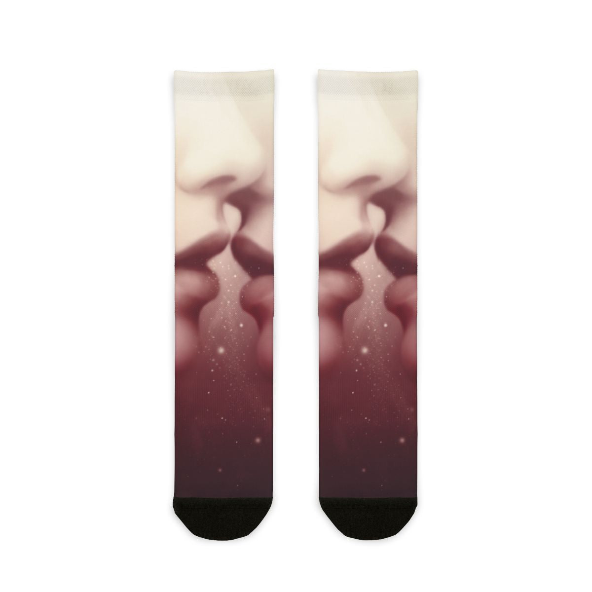 Sublimation Crew Socks - Ethereal Kiss Romantic Aesthetic......