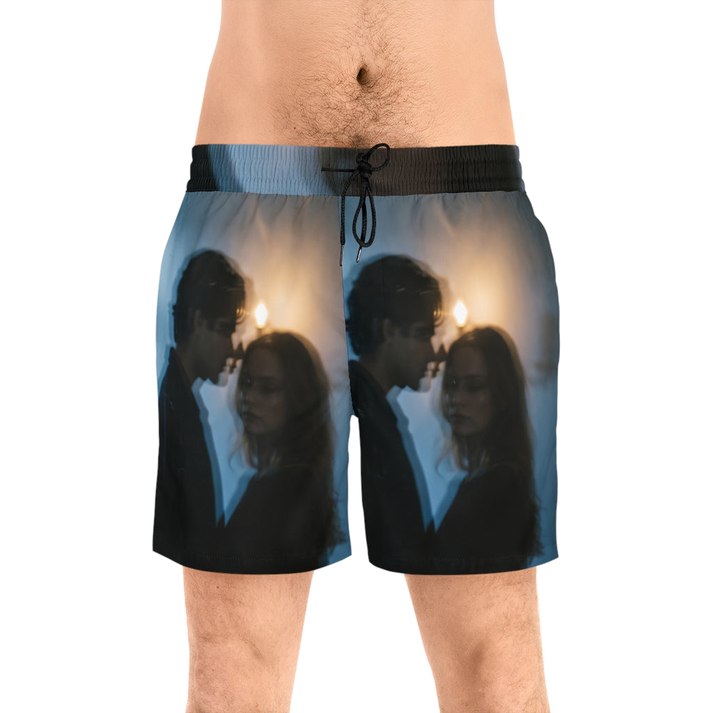 Men's Mid-Length Swim Shorts - Midnight Reflections Swim......