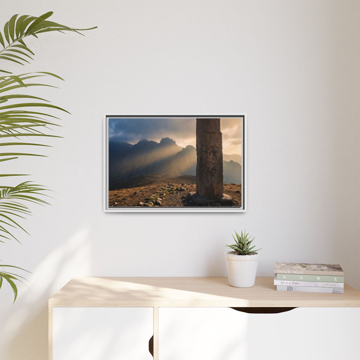 Matte Canvas, Framed - Mystic Monolith Ancient Persian... |...