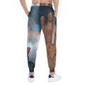 Men's Athletic Joggers Rainy City Window Art