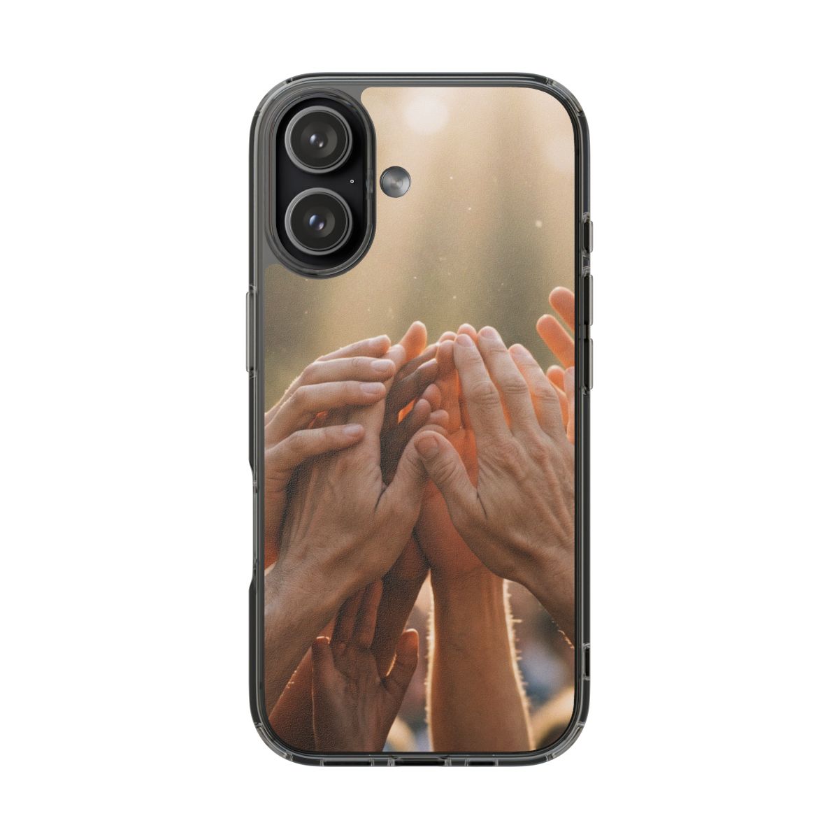 Clear Impact-Resistant Cases - Golden Rays of Unity Wall Art...