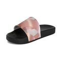 Blush Pink Ribbon Spiral Women's Slide Sandals