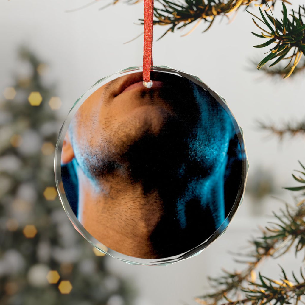 Crystal Glass Ornament - Cinematic Cyberpunk Neon Glow... |...