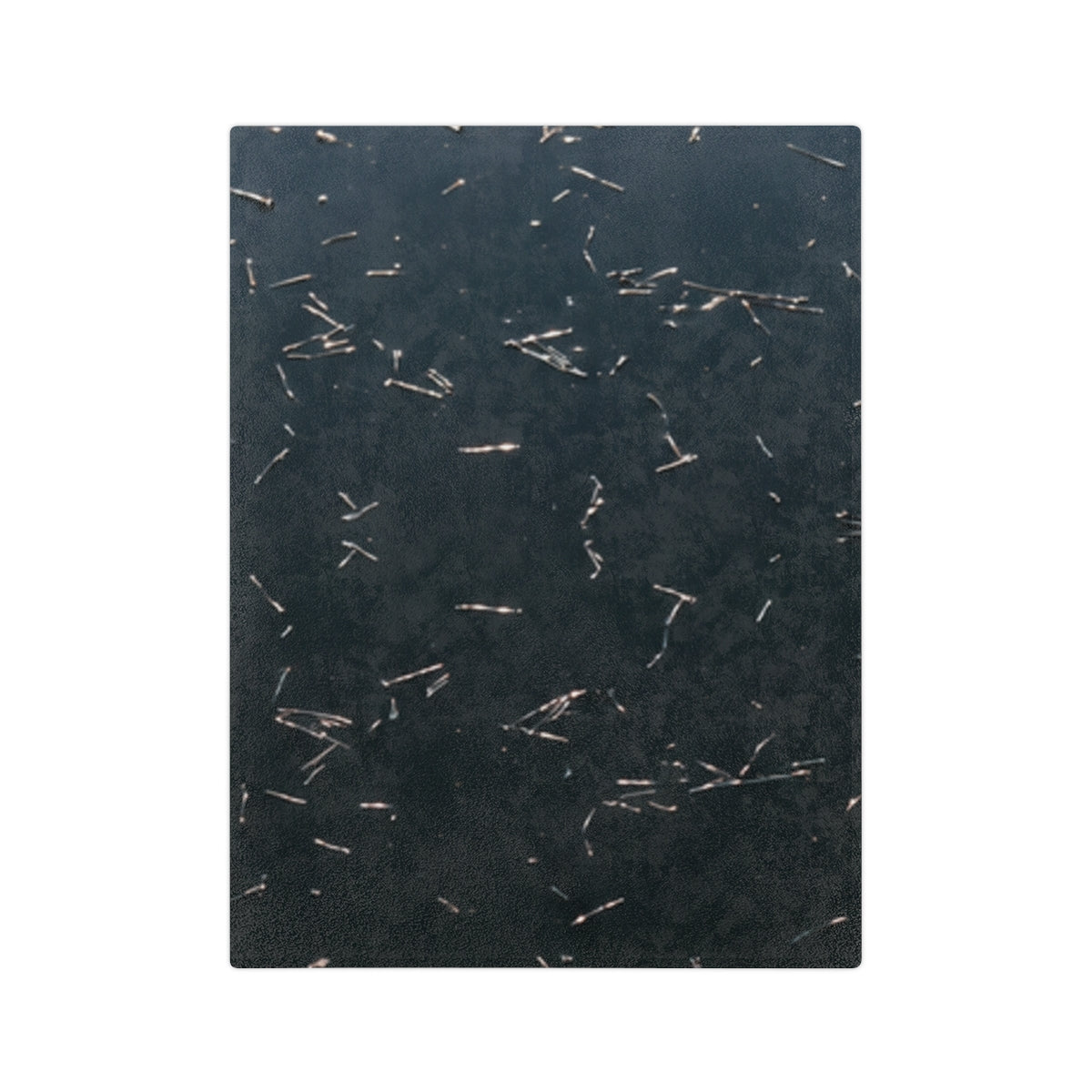 Velveteen Blanket - Midnight Ripple | Echovira Gallery