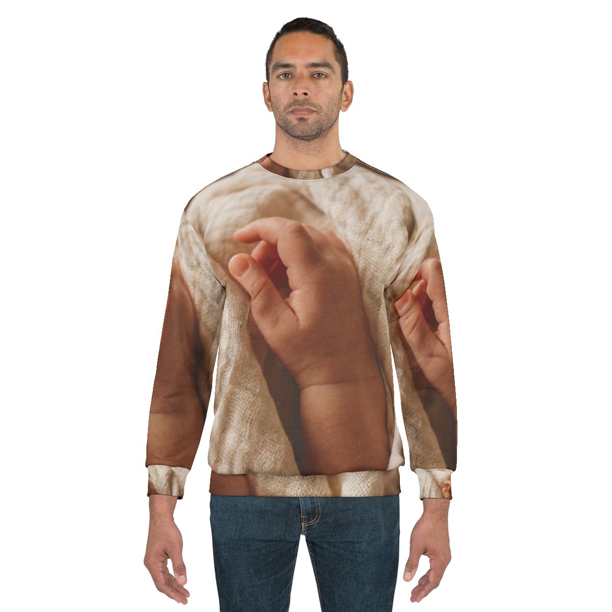 Men's Sweatshirt - Cozy Cream Comfort | Echovira Gallery