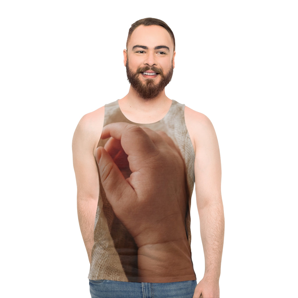 Men's Tank Top - Cozy Cream Style | Echovira Gallery