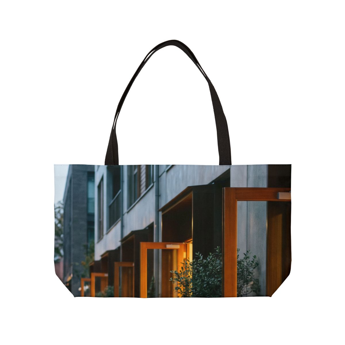 Weekender Tote Bag - Twilight Walkway | Echovira Gallery