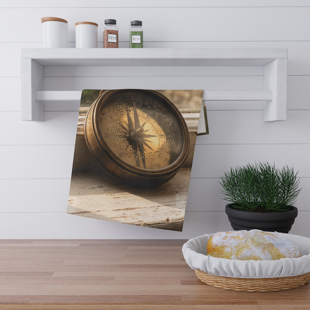 Tea Towels Cotton Poly - Compass Kitchen | Echovira Gallery